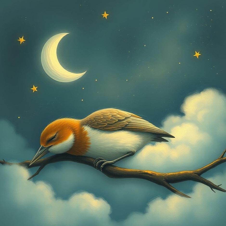 Dream : Sleeping bird in a dream