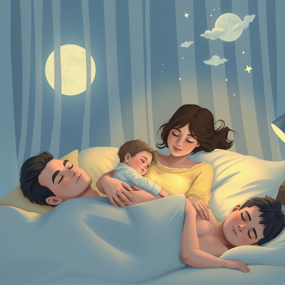 Dream : Sleeping family in the dream