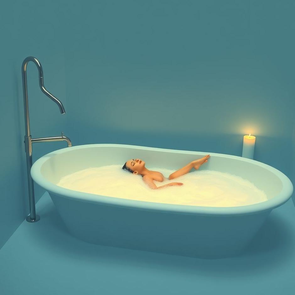 Dream : Sleeping in a bath in a dream