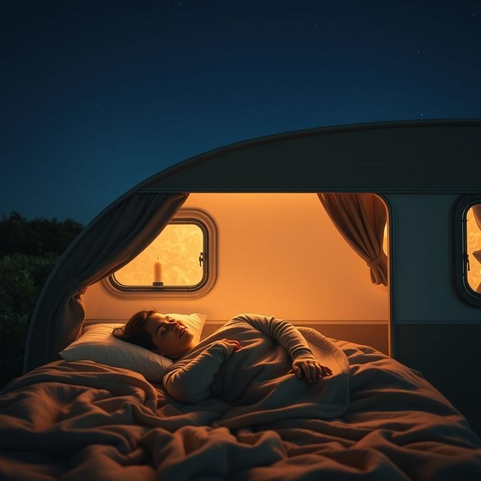 Dream : Sleeping in a caravan in a dream