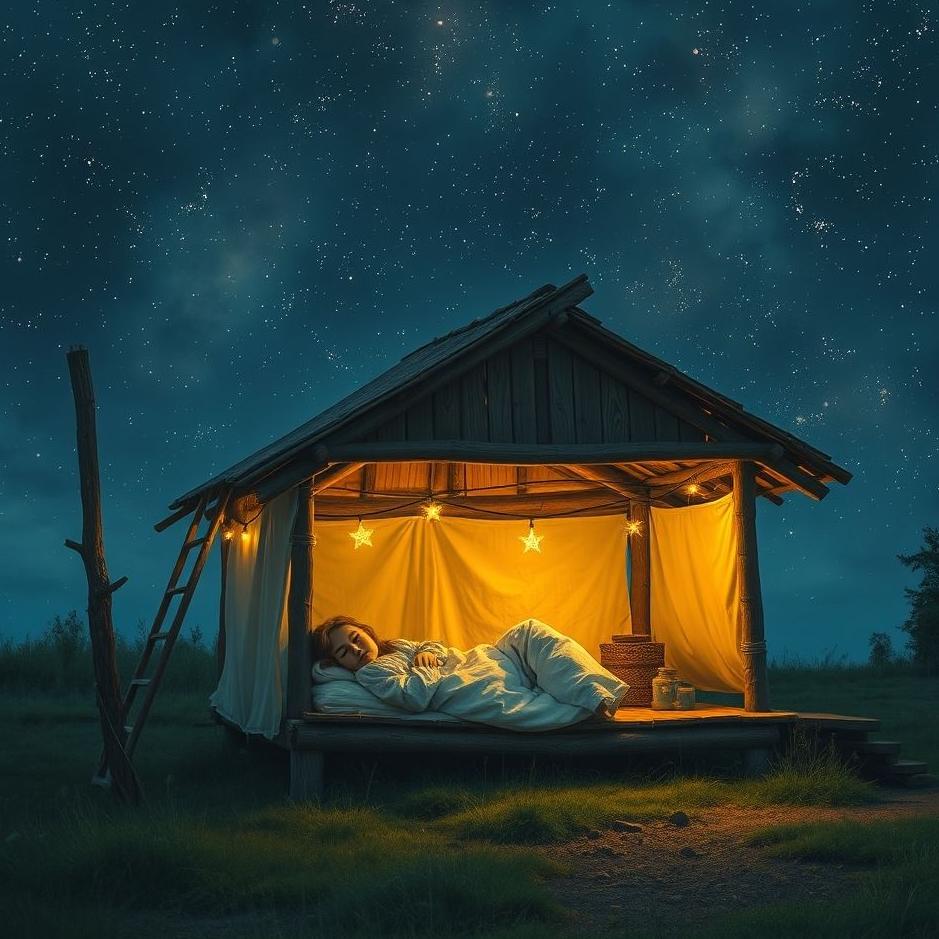 Dream : Sleeping in a hut in a dream
