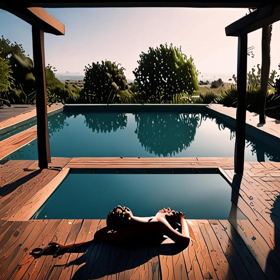 Dream : Sleeping in a pool in a dream