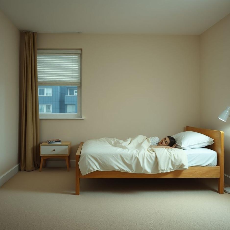 Dream : Sleeping in an empty room 