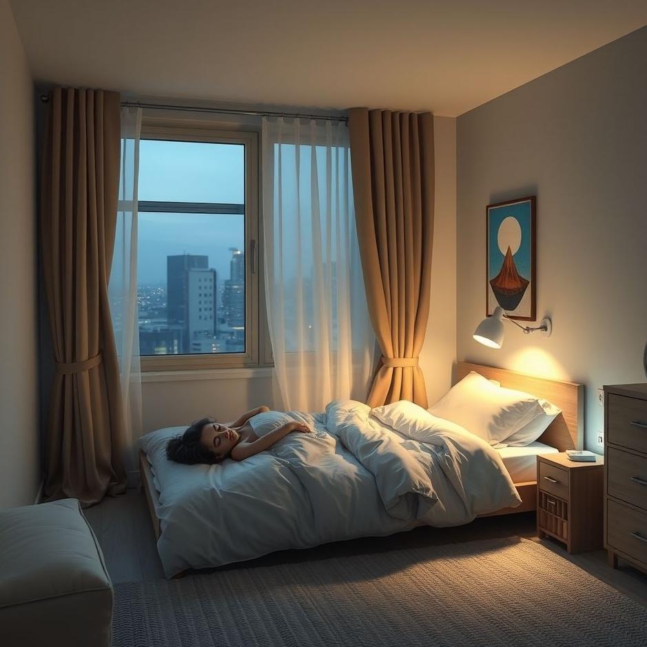 Dream : Sleeping in the apartment in the dream