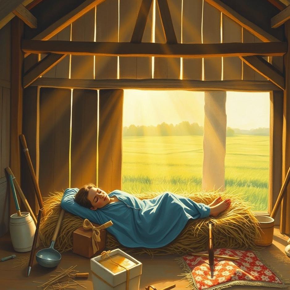 Dream : Sleeping in the barn in the dream