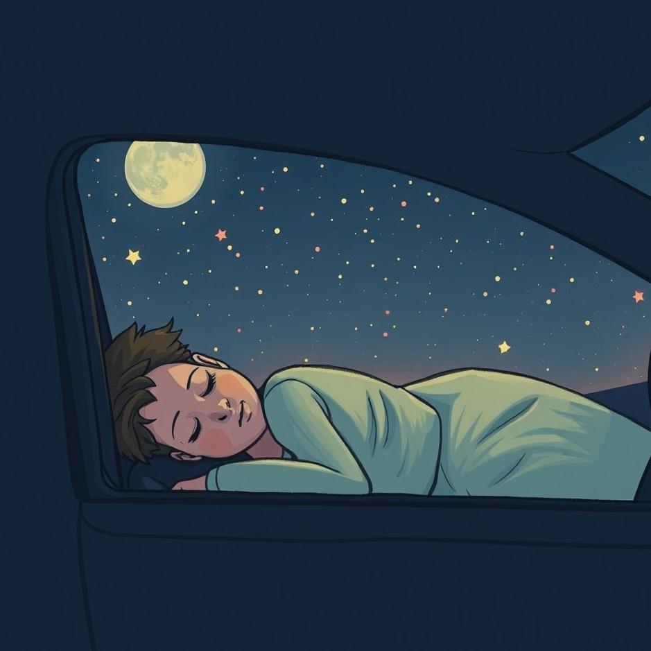Dream : Sleeping in the car in the dream