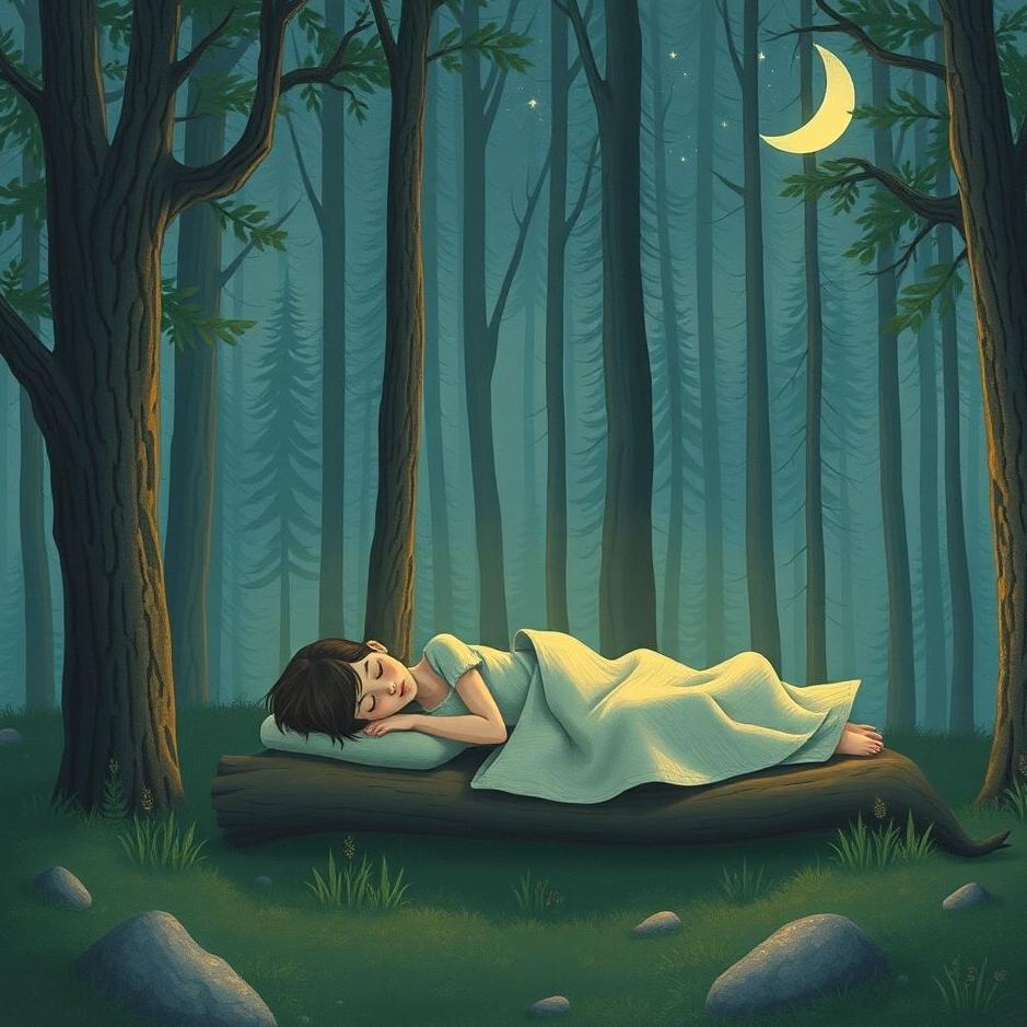 Dream : Sleeping in the forest in a dream