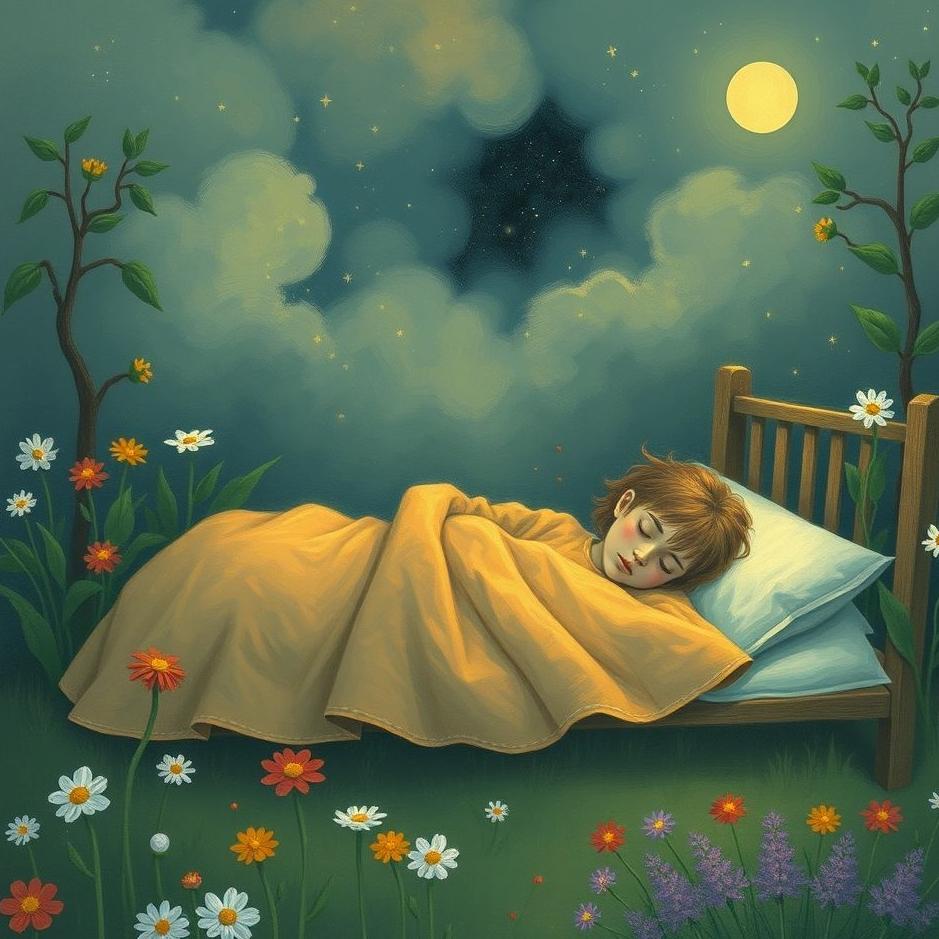 Dream : Sleeping in the garden in the dream