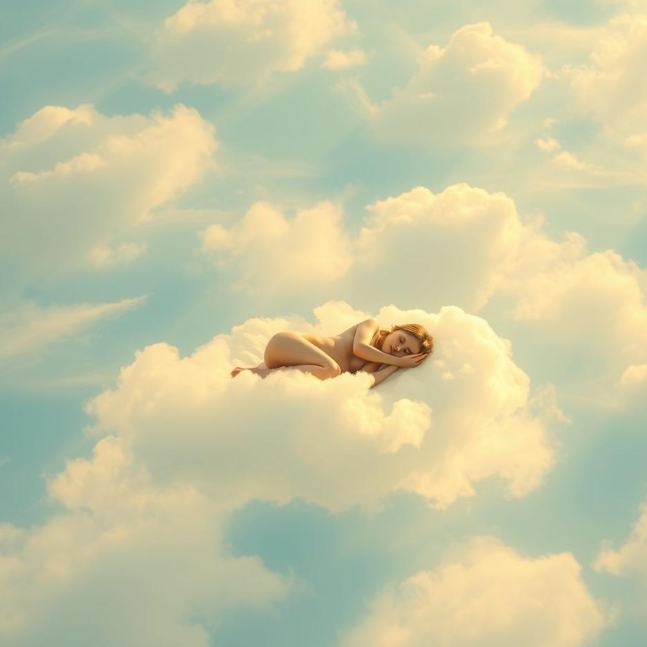 Dream : Sleeping in the sky in a dream