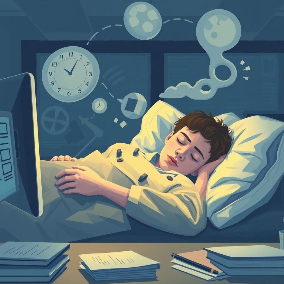 Dream : Sleeping in the workplace in a dream