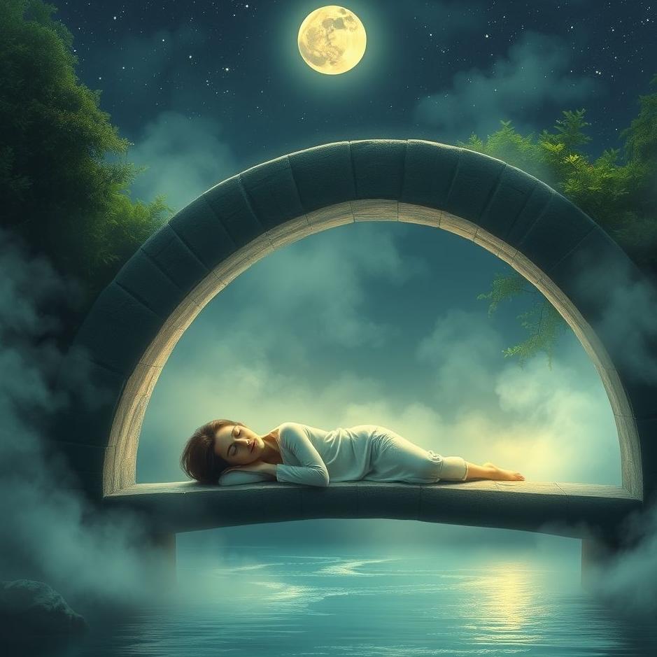 Dream : Sleeping on a bridge in a dream