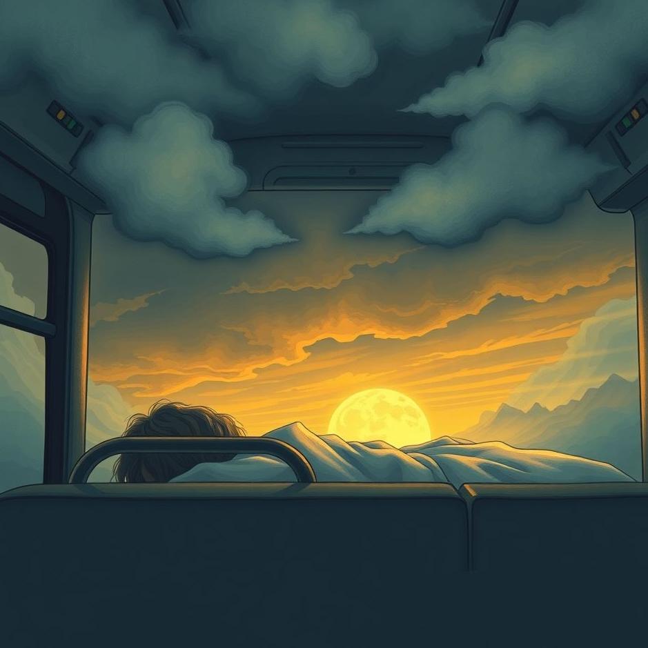 Dream : Sleeping on a bus in a dream