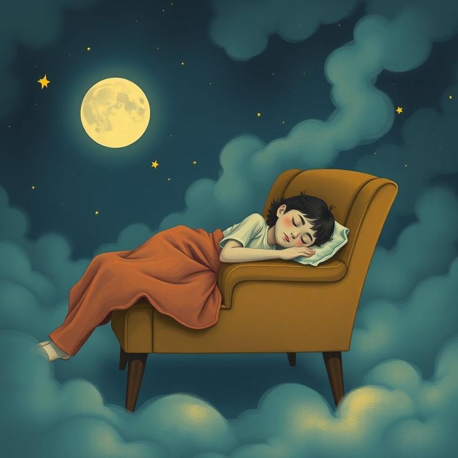 Dream : Sleeping on a chair in a dream