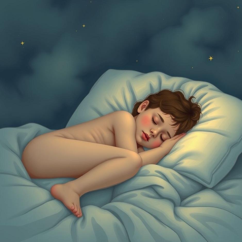 Dream : Sleeping on one's lap in a dream