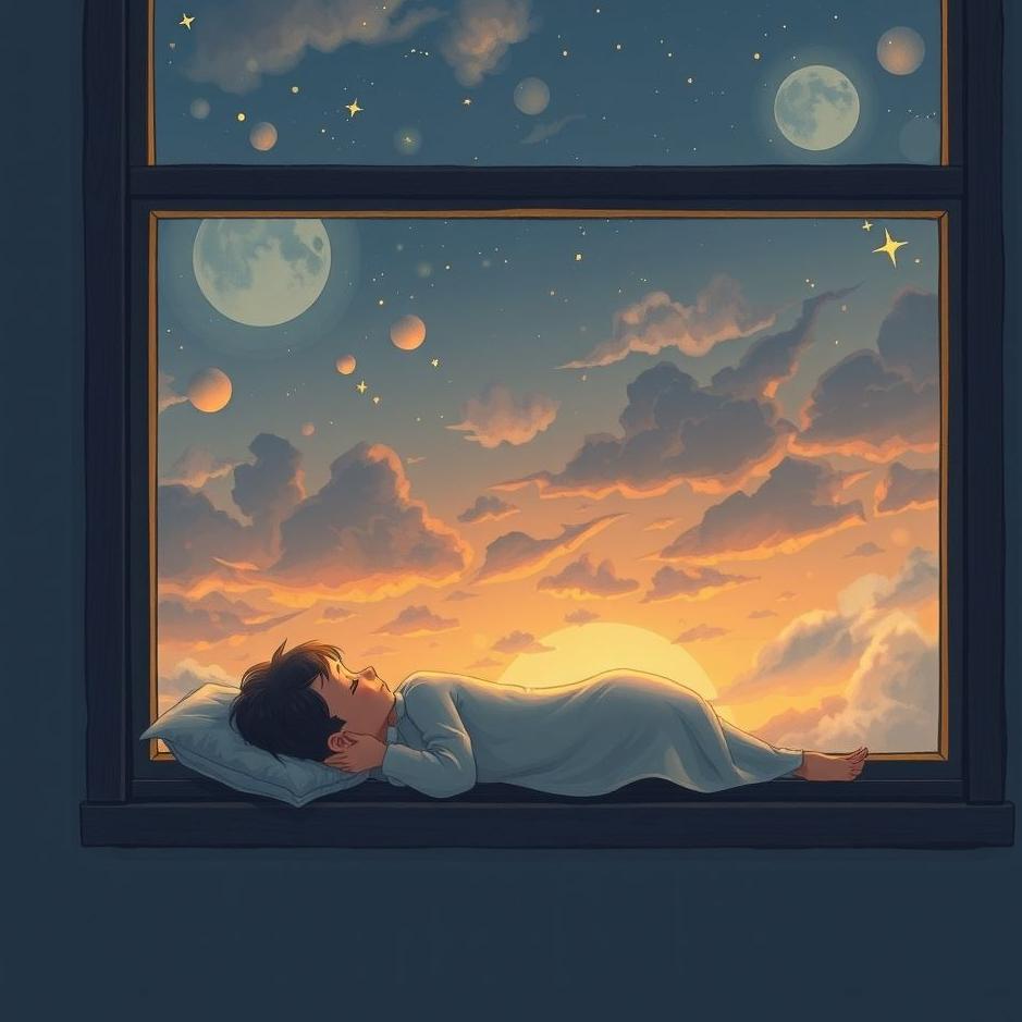 Dream : Sleeping on the window in a dream
