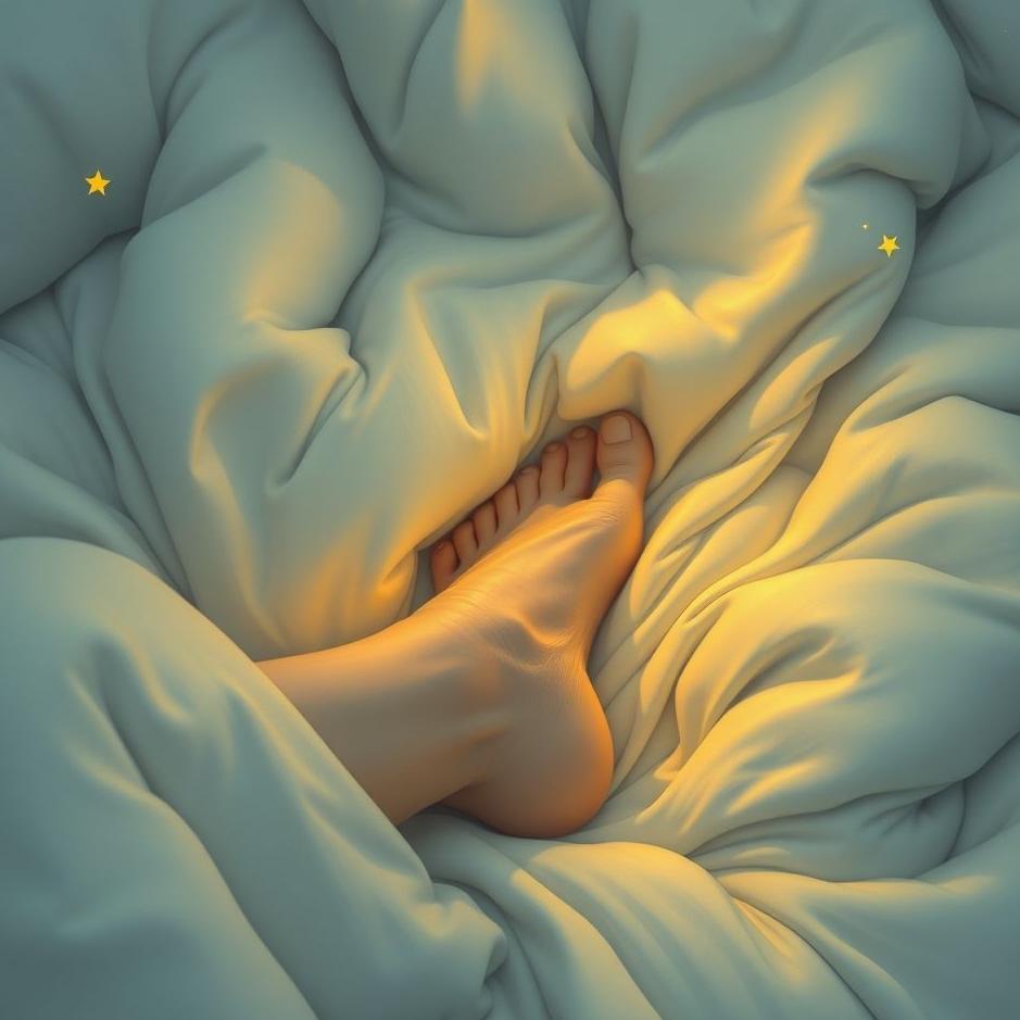 Dream : Sleeping the foot in the dream