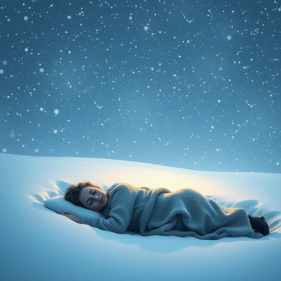 Dream : Sleeping under the snow in a dream