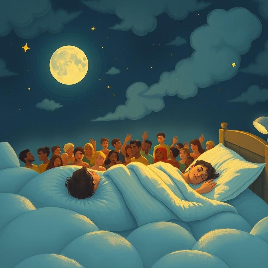 Dream : Sleeping with a crowd in your dream