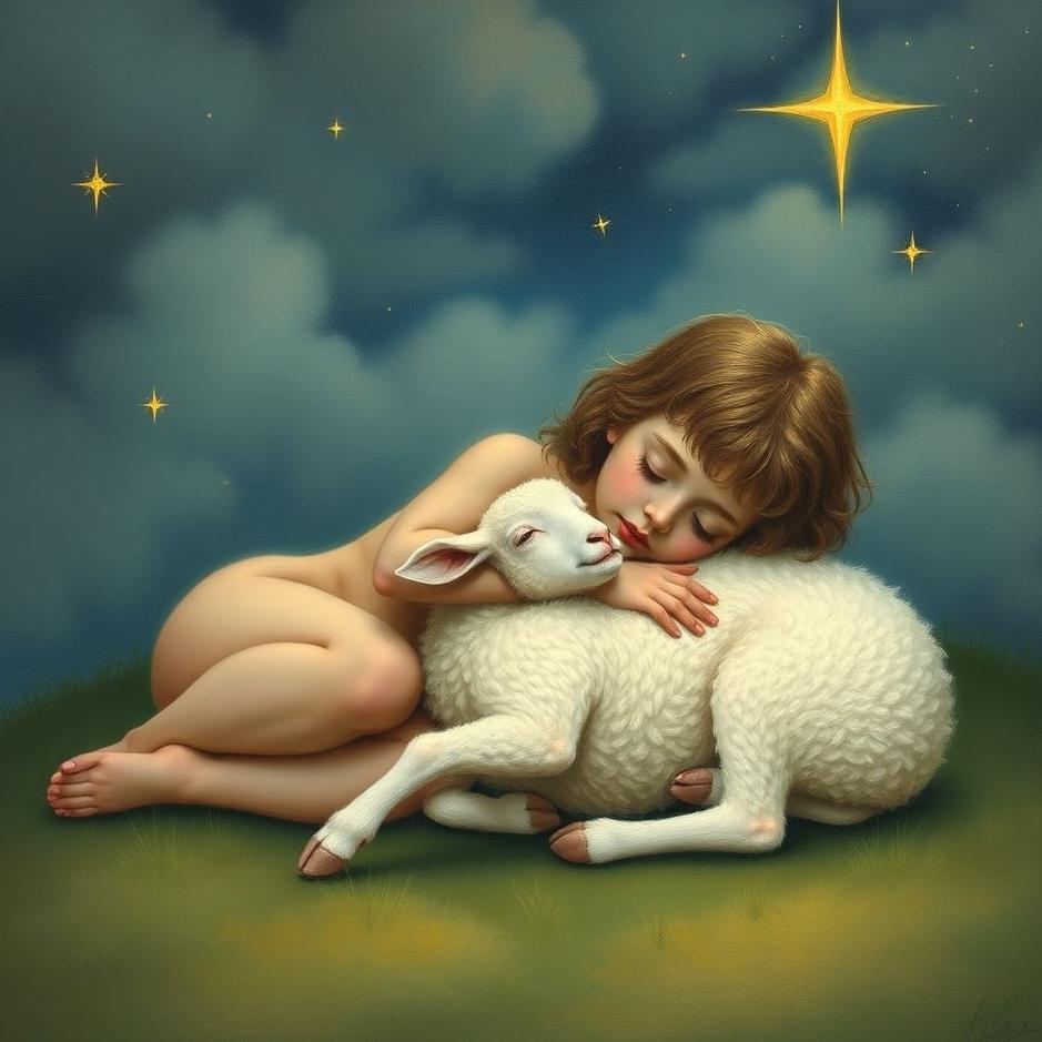 Dream : Sleeping with a lamb in a dream