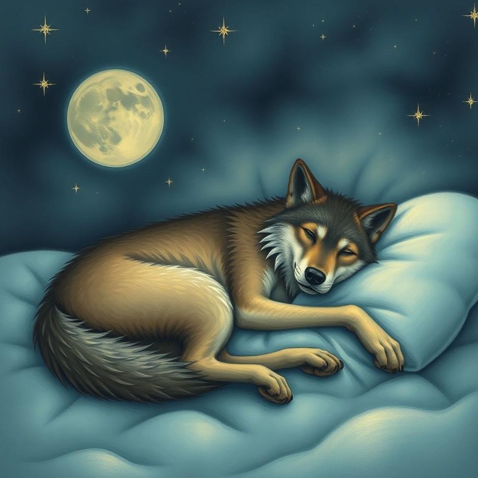 Dream : Sleeping with a wolf in a dream