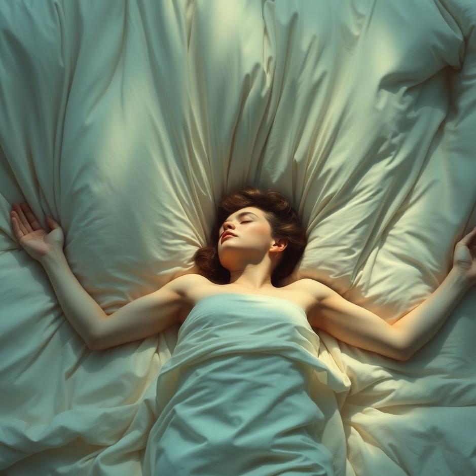 Dream : Sleeping with arms open in a dream