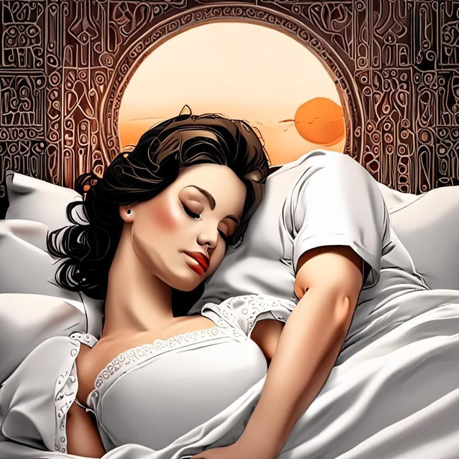 Dream : Sleeping with her husband in a dream