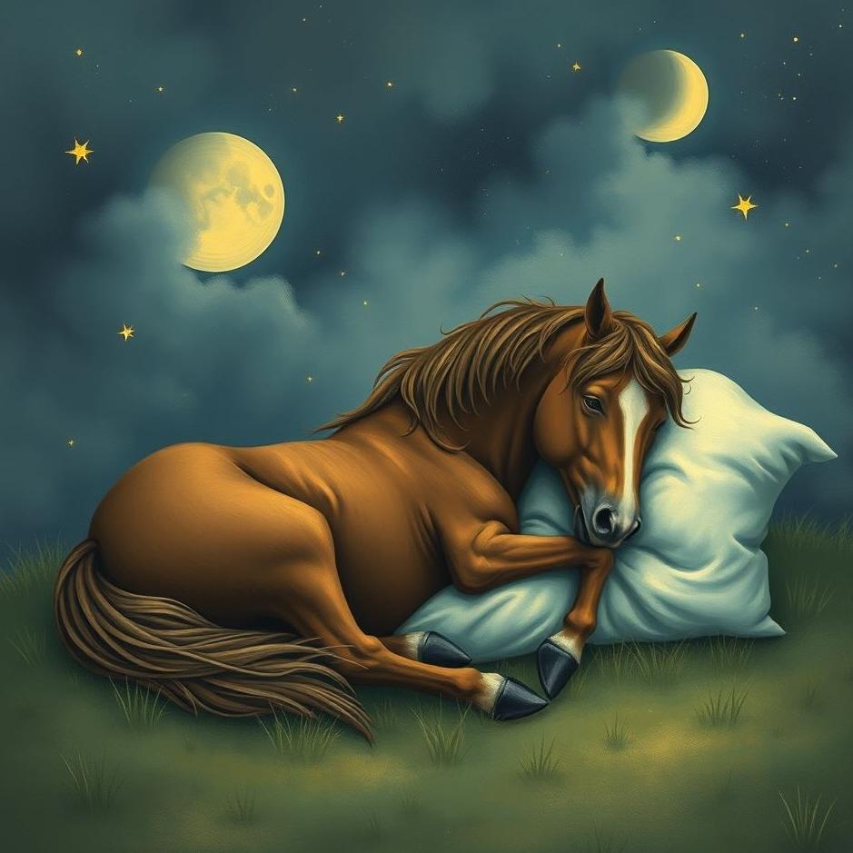 Dream : Sleeping with horse in the dream