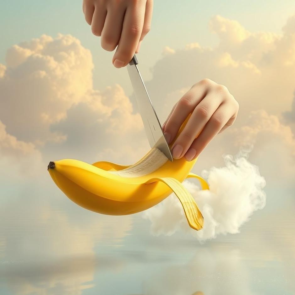 Dream : Slicing a banana in a dream