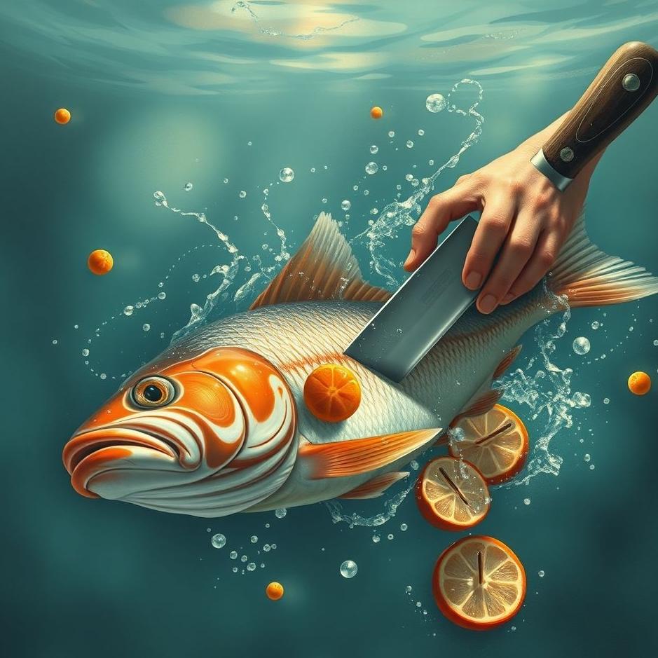 Dream : Slicing fish in a dream