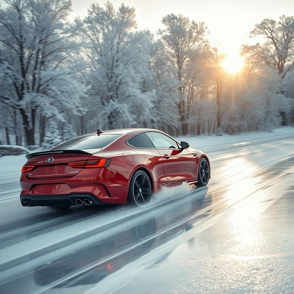 Dream : Slider in ice by car