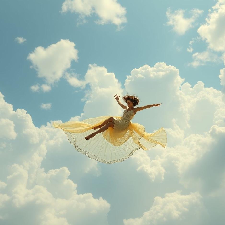 Dream : Sliding and flying in a dream