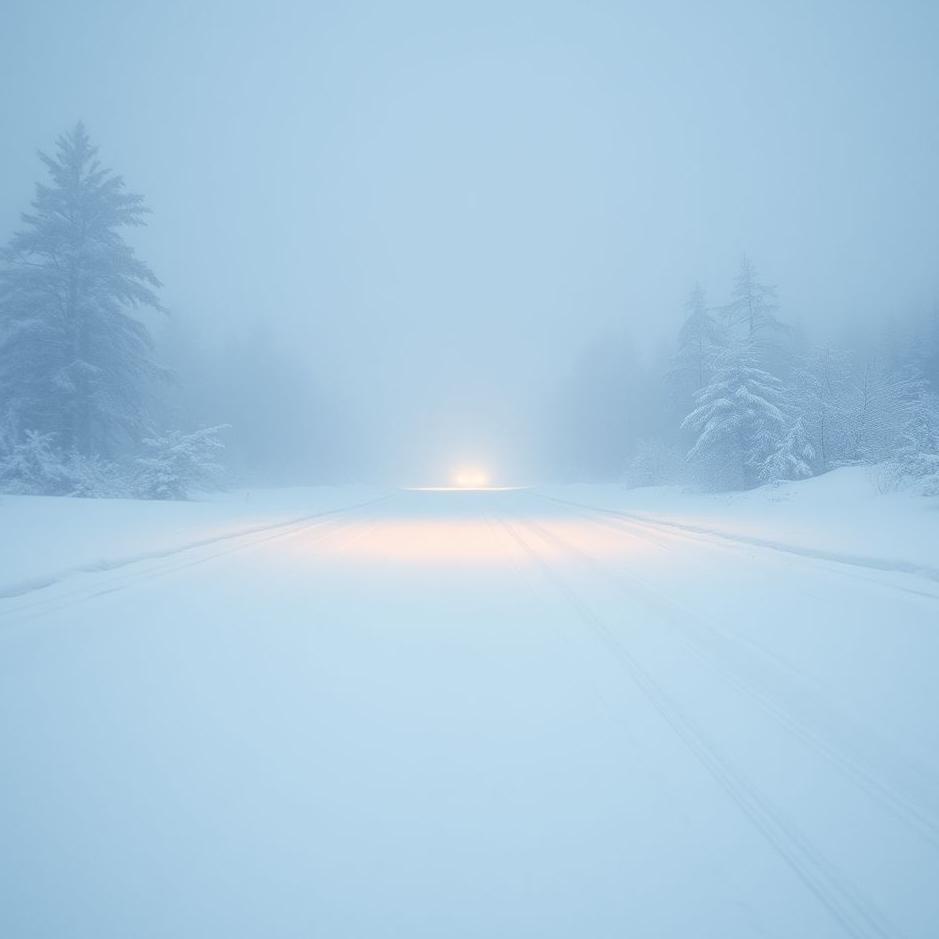 Dream : Sliding on a snowy road in a dream