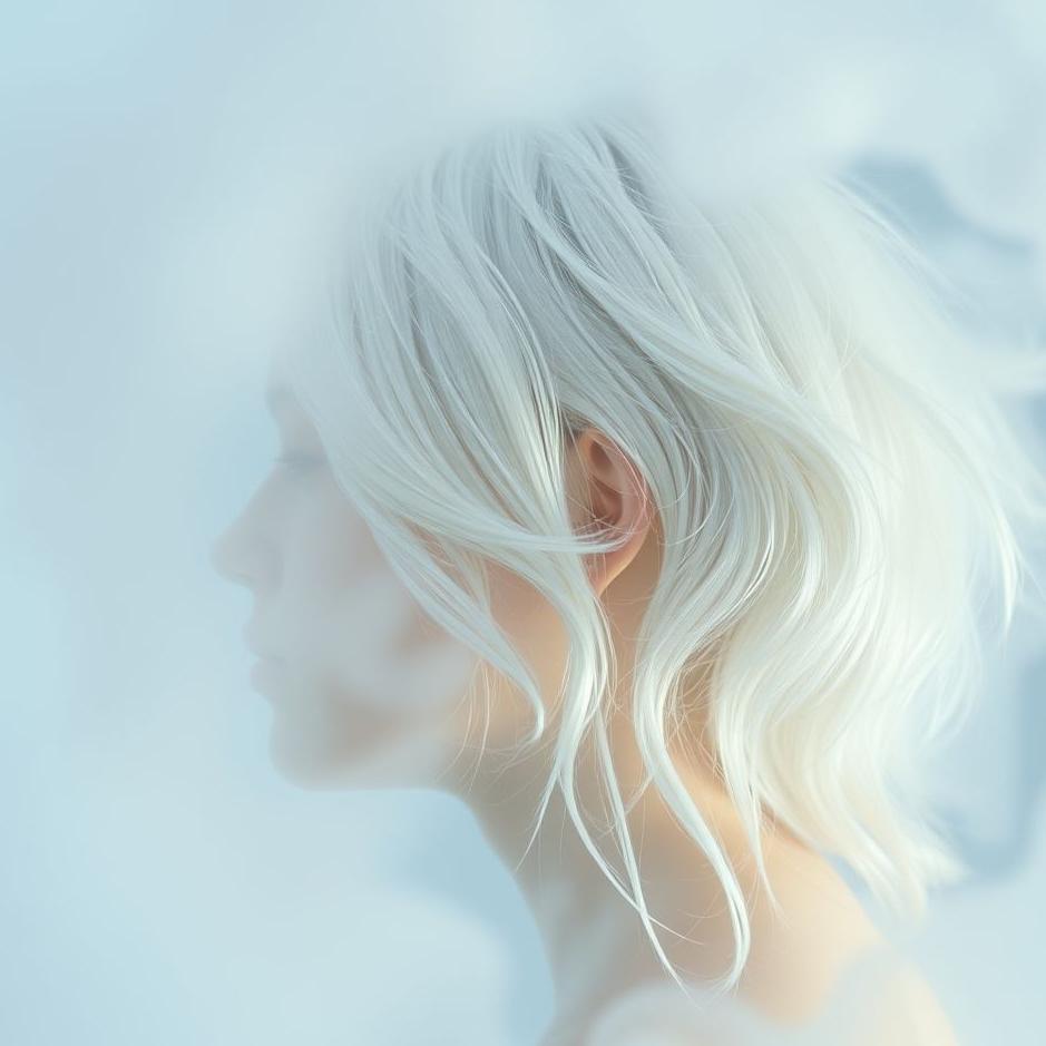 Dream : Slightly white hair in a dream