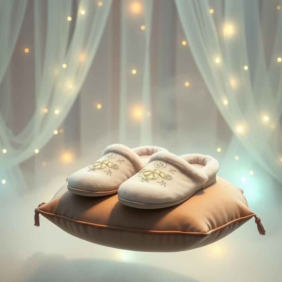 Dream : Slippers for a guest in a dream