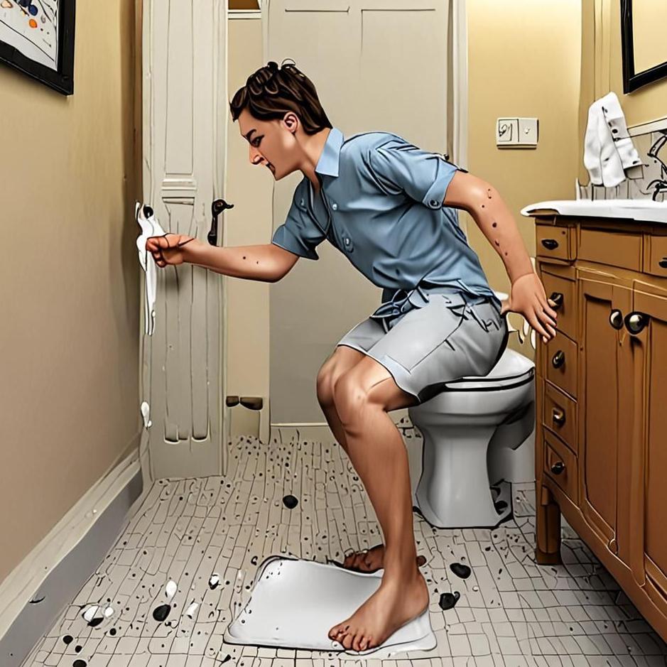 Dream : Slipping and falling in a bathroom