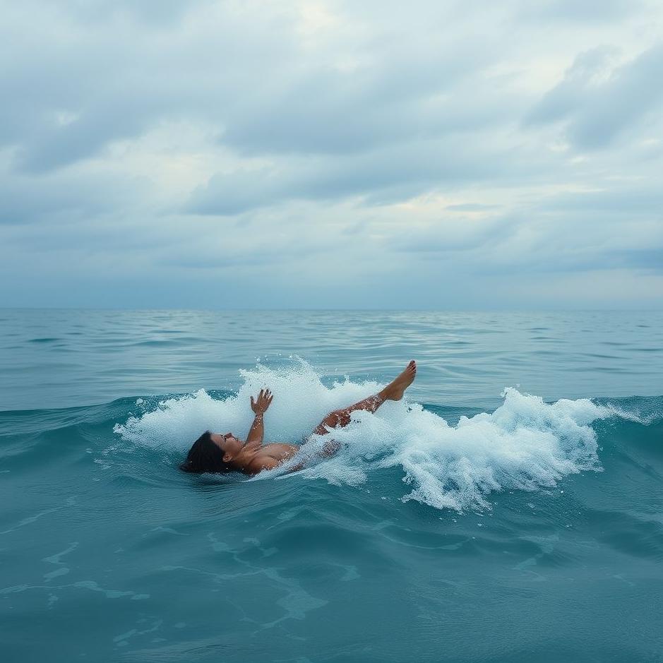 Dream : Slipping and falling into the sea in a dream