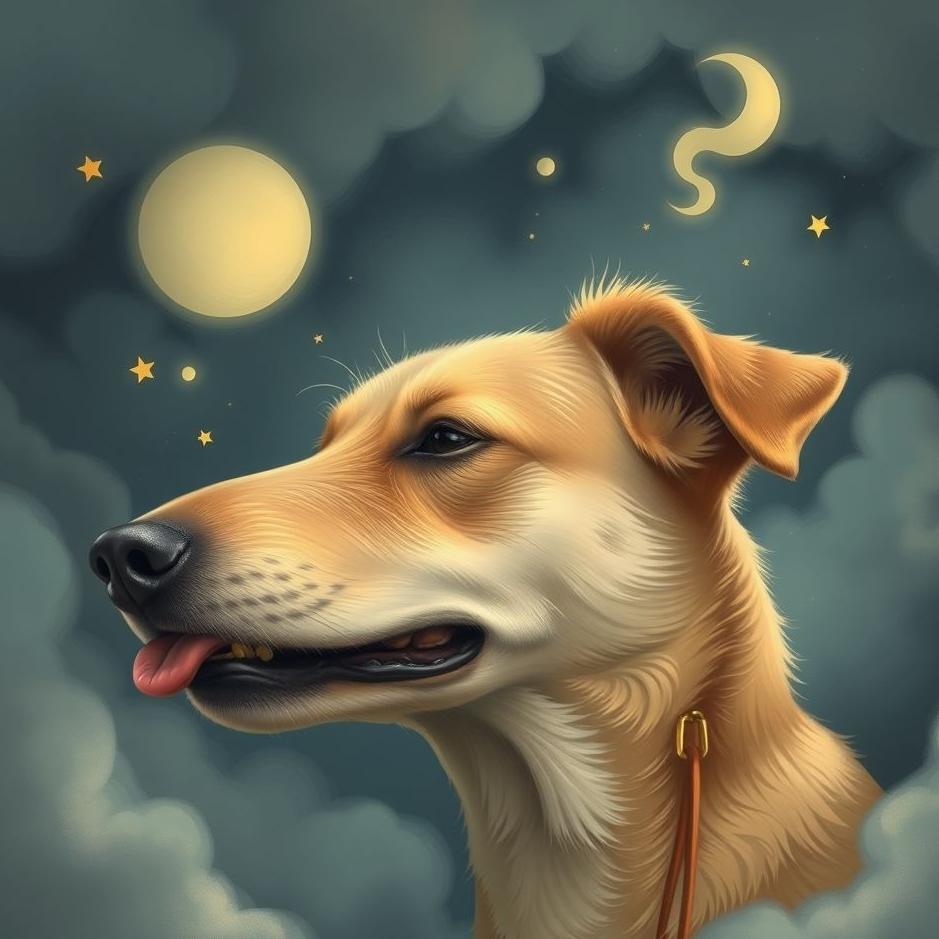 Dream : Slobbering dog in a dream