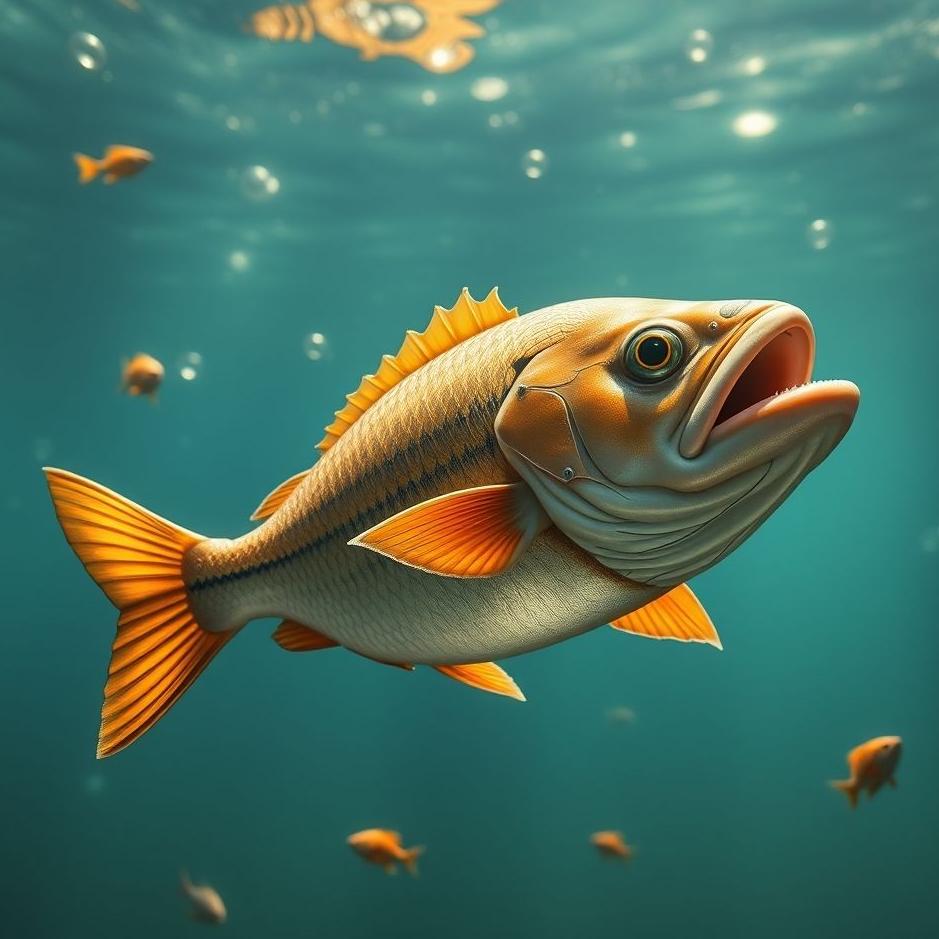 Dream : Small and big fish in a dream