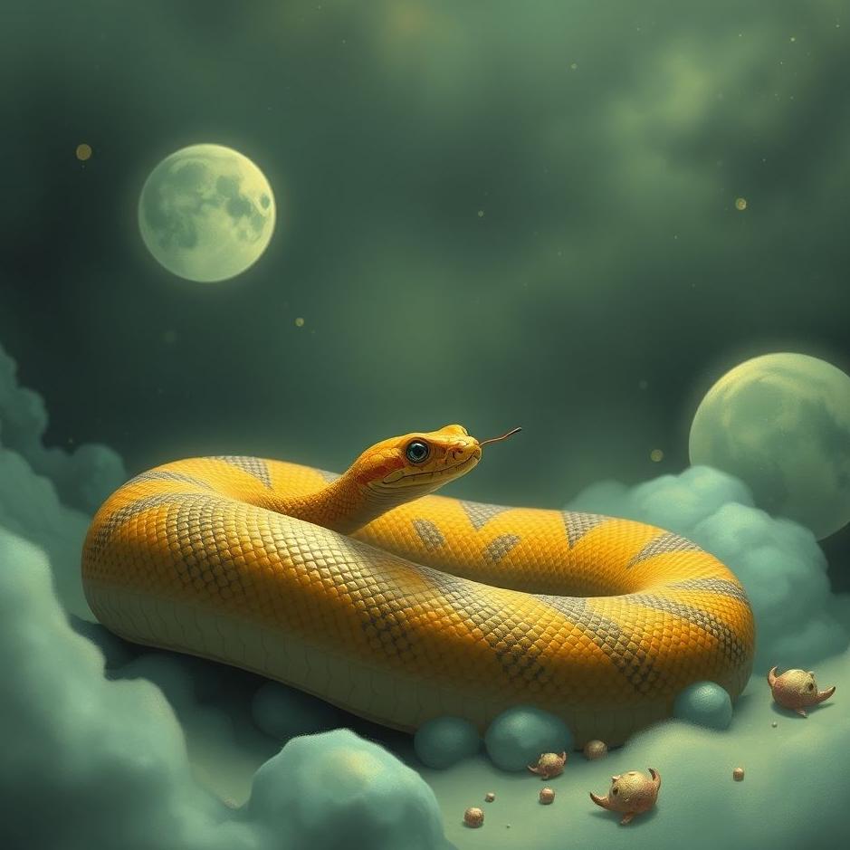Dream : Small and big snake in a dream