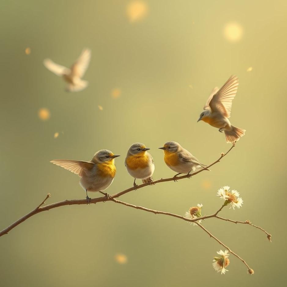 Dream : Small birds in a dream