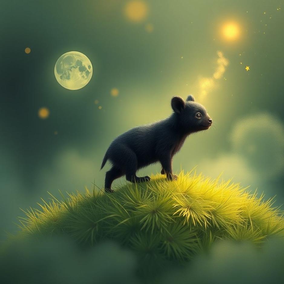 Dream : Small black animal in a dream