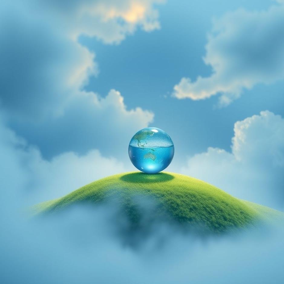 Dream : Small blue ball in a dream