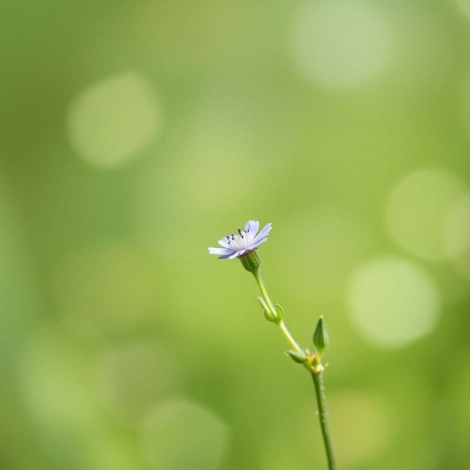 Dream : Small blue flower in a dream