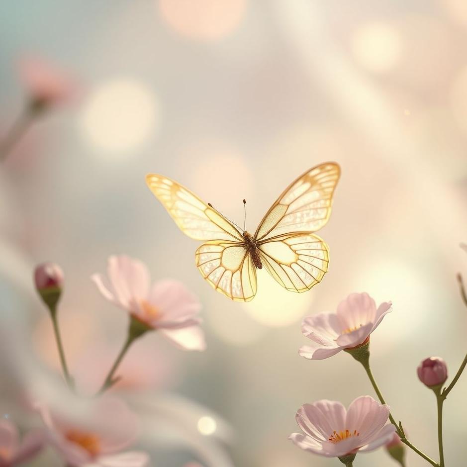 Dream : Small butterfly in a dream
