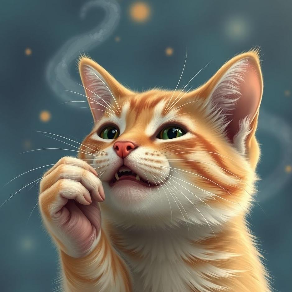 Dream : Small cat bite in a dream