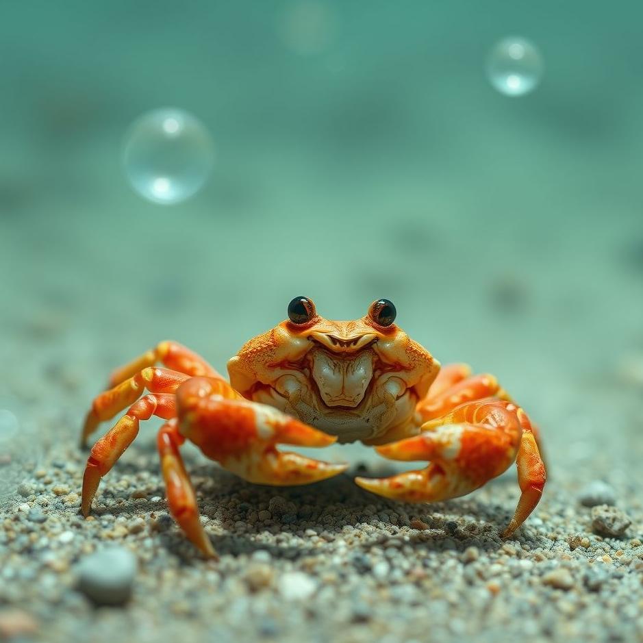 Dream : Small crab in a dream