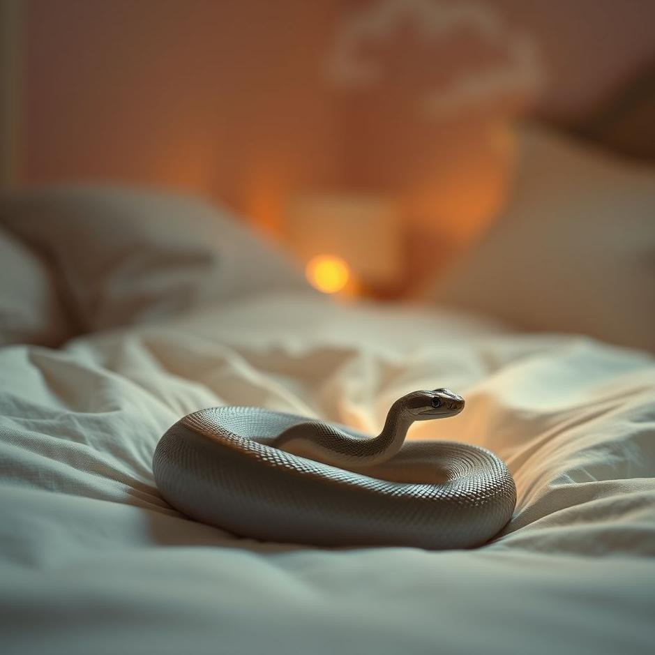 Dream : Small domestic snake in a dream
