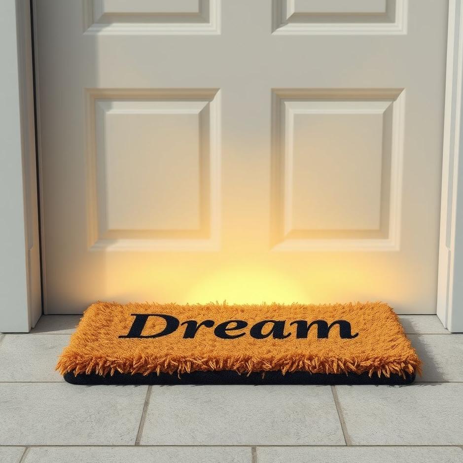 Dream : Small doormat in a dream