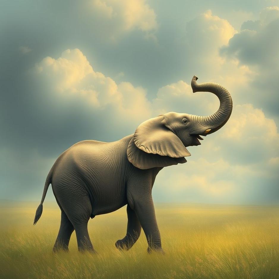 Dream : Small elephant in a dream