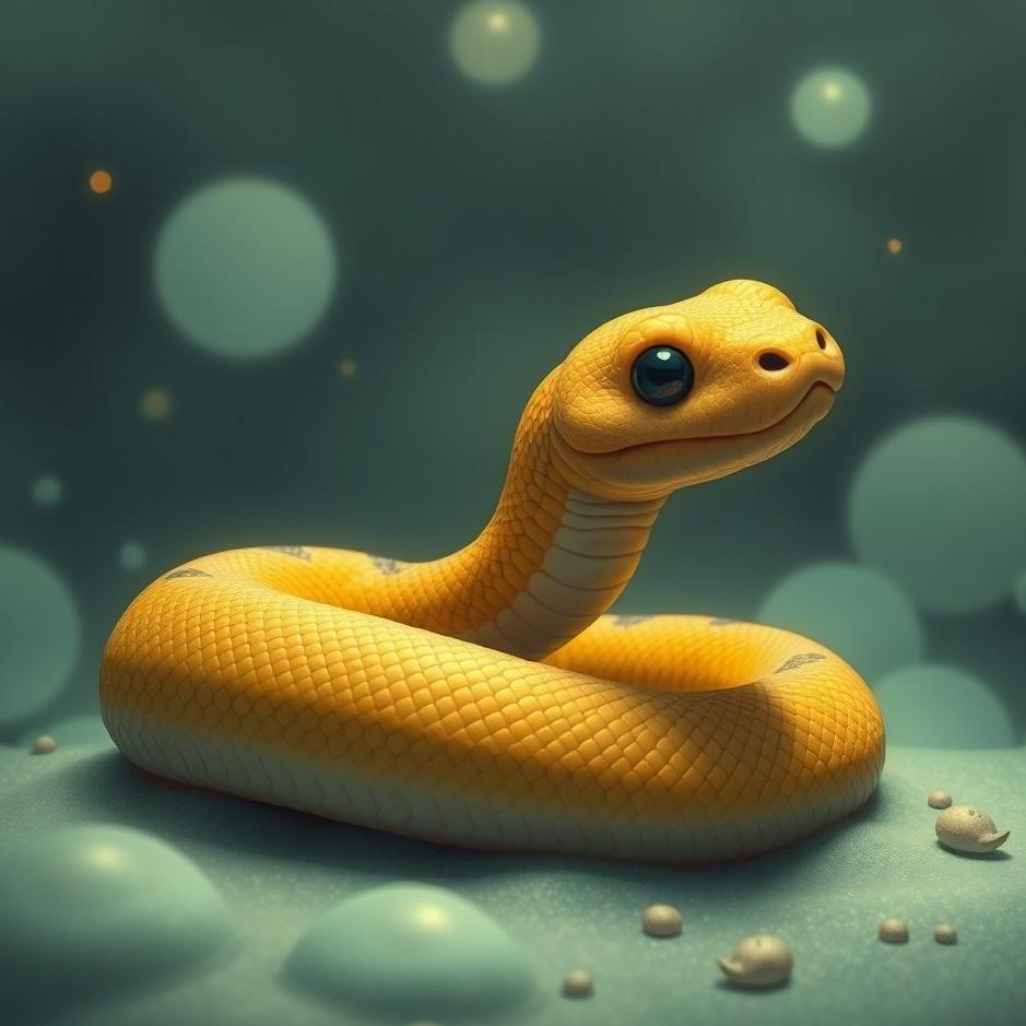 Dream : Small fat snake in a dream